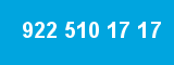 922 510 17 17